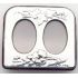 Small Sterling Silver Double Photo Frame Easel Backed Birmingham 1985 (#100472) 3