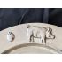 Mariposa Large 16 Inch Pig & Apple Platter Serving Dish Mexico 1993 (#100475) 3