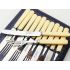 12 Piece Tea Knives & Forks Set Stainless Vintage Cased Musgrave Sheffield (#100481) 2