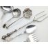 Job Lot Antique & Vintage Flatware Incl Lovely Victorian Bread Fork Silver Plate (#100493) 2