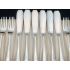 Art Deco 24 Piece Fish Cutlery Set - Silver Plated Epns Sheffield Cased 1931 (#100551) 3