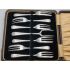 Cased Pastry / Cake Forks & Server - Epns Silver Plated Vintage Sheffield (#100556) 2