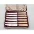 Faux Bone Handled Tea Knives Cased Set Lewis Rose Stainless Steel Vintage (#100557) 6