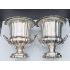Pair Of Old Sheffield Plate Wine Coolers - Creswick C.1820 Silver Plated Antique (#100584) 7