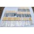 Job Lot 70x Faux Bone Handled Dinner & Side / Dessert Knives Vintage (#100591) 7
