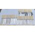 Job Lot 70x Faux Bone Handled Dinner & Side / Dessert Knives Vintage (#100591) 8