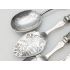 5x Mother Of Pearl Handled Jam Spoons Sardine Fork Etc Silver Plated Antique (#100598) 4