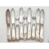 Job Lot Of Mother Of Pearl Handled Flatware Spoons Forks Etc Silver Plated (#100602) 6