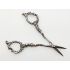 Sterling Silver Handled Steel Nail Scissors 1899 Antique (#100612) 2