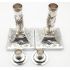 Stunning Sterling Silver Reynolds Angels Candlesticks - Comyns 1898 - Antique (#100616) 8