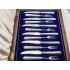 Sterling Silver Handled Dessert Cutlery Set Cased Sheffield 1912 Antique (#100636) 6