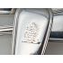 Super Quality Fiddle Thread Dessert Spoons C. 1860 Silver Plated Antique (#100641) 4
