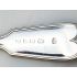 Super Quality Fiddle Thread Dessert Spoons C. 1860 Silver Plated Antique (#100641) 8