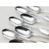 Super Quality Fiddle Thread Dessert Spoons C. 1860 Silver Plated Antique (#100641) 10