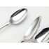 4x Fiddle Pattern Large Tea Spoons C. 1860 Silver Plated Antique (#100643) 6