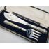 Antique Flying Fish Design Servers Silver Plated Victorian Cased (#100651) 6