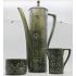 Portmeirion Olive Green Totem Coffee Pot Milk Jug Sugar Bowl Set (#100683) 10
