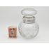 Large Sterling Silver Cut Glass Vanity Jar - London 1933 (#100695) 2
