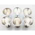 Antique 6 Egg Cup Cruet Set Silver Plated With Spoons (#100701) 4