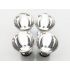 Antique 4 Egg Cup Cruet Set With Spoons Silver Plated Edwardian (#100702) 4