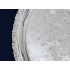 Gorgeous Larger 30.5cm Chased Silver Plated Drinks Tray (#100706) 3