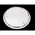 Gorgeous Larger 30.5cm Chased Silver Plated Drinks Tray (#100706) 4