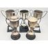 Job Lot Of Vintage & Antique Trophy Cups Trophies Silver Plated Mixed Metals A/f (#100711) 8