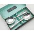 Heritage Plate Margaret Rose Pattern 6x Fruit Pudding Spoons Boxed Silver Plated (#100730) 5