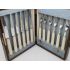 Antique Cased Dessert Cutlery Set Northern Goldsmiths Silver Plated (#100739) 9