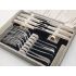 Vintage Cased Dessert Cutlery Set Nickel Silver & Faux Mop Steel Sheffield (#100740) 6