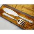 Antique Kings Pattern Fish Servers - Cased - Silver Plated Sheffield (#100741) 4