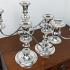 Fine Pair Of Silver Plated Candelabra - Vintage - The Silver Workshop (#59751) 6