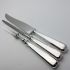 Grecian Pattern - 3 Piece Carving Set - Silver Plated Handles - K.bright Vintage (#59933) 6