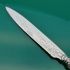 Mother Of Pearl Handled Shorter Length Cake Knife -  Silver Plated Antique (#60383) 4