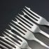 6x Pickle Forks - Antique & Vintage Epns Silver Plated / Nickel Silver (#60600) 5