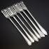 6x Pickle Forks - Antique & Vintage Epns Silver Plated / Nickel Silver (#60600) 6
