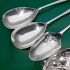 6x Lovely Ornate Serving Spoons Incl Berry Bowl Silver Plated Epns Antique (#60771) 3