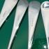 4x Reed & Ribbon Pattern Berry Bowl Serving Spoons - Silver Plated Antique Epns (#60774) 6