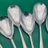 Dorchester Plate 10x Large Serving Spoons Forks Servers Silver Plated Vintage (#61084) 3