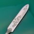 Venetian Pattern - Gorgeous Short Length Cake Knife Silver Plated Antique Epns (#61131) 2