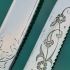 Louis Xvi Pattern - Short Length Cake Knifes Silver Plated Antique Epns (#61132) 3