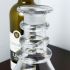 Georgian Triple Ring Crested Blown Glass Decanter Mackaness Family Interest (#61205) 3