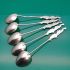 5x Antique Japanese 84 Silver Dragon Tea Spoons C. 1900 (#61215) 4