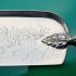 Stag Horn Antler Handled Table Crumb Tray Silver Plated Ornate Hutton (#61217) 3