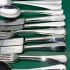 Rattail Pattern Gleaming 2x Place Settings Silver Plated Sheffield (#61265) 2