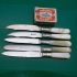 Bulk Lot 15x Mother Of Pearl Handled Small Cake Lemon Fruit Knives Silver Plated (#61450) 5