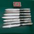 Bulk Lot 15x Mother Of Pearl Handled Small Cake Lemon Fruit Knives Silver Plated (#61450) 6