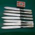 Bulk Lot 15x Mother Of Pearl Handled Small Cake Lemon Fruit Knives Silver Plated (#61450) 7