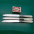 Bulk Lot 15x Mother Of Pearl Handled Small Cake Lemon Fruit Knives Silver Plated (#61450) 9