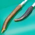 Long Stag Horn Antler Pickle Fork & Ladle Sterling Ferrules Silver Plated (#61465) 3